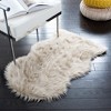 Faux Sheep Skin FSS115 Power Loomed Indoor Rugs - Safavieh - 2 of 4