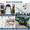 Christmas Area Rug, Christmas Tree Print Throw Carpet with Non Slip Backing, Non Shedding Low Pile Floor Carpet for Living Room, Bedroom - 4 of 4
