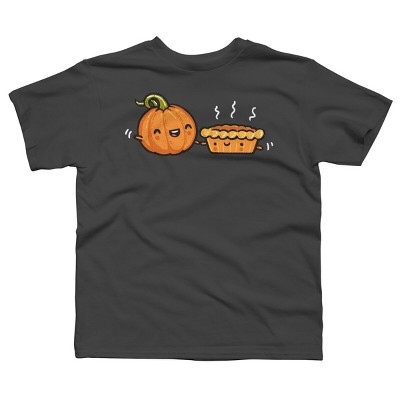 Boy's Design By Humans Pumpkin & Pie By walmazan T-Shirt