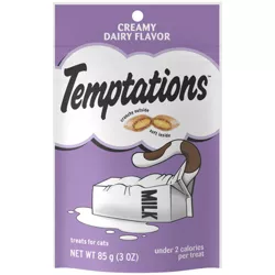 Temptations Creamy Milk Flavor Crunchy Cat Treats