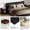 HOMLUX Modern End Table Nightstand with Storage Drawer & Display Shelf Beside Bedroom - 4 of 4