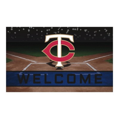 MLB Minnesota Twins Crumb Rubber Door Mat 18"x30"