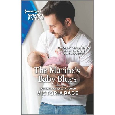 The Marine's Baby Blues - (Camdens of Montana) by  Victoria Pade (Paperback)