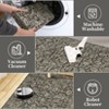 coucheta Washable Area Rugs for Living Room, Vintage Distressed Soft Low Pile Non Slip Stain Resistant Throw Carpet, for Bedroom, Office, Dining Room - 4 of 4