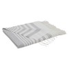 Saro Lifestyle Striped Throw, 50x60 inches, Gray - 3 of 4