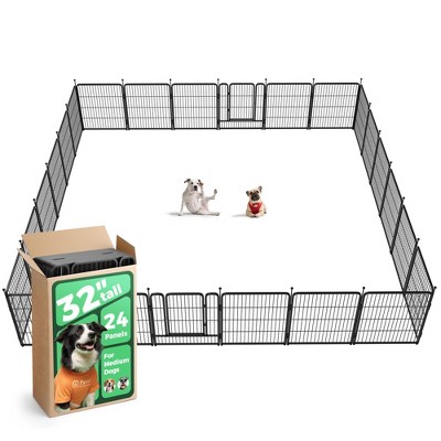 FXW Rollick Dog Playpen for Indoor, Yard, RV Camping, Panels for Puppy and Small Dogs│Patented