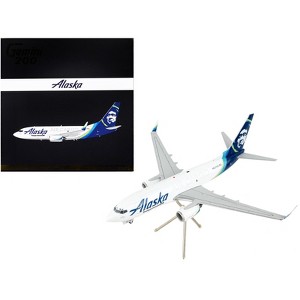 Boeing 737-700BDSF Commercial Aircraft "Alaska Air Cargo" White with Blue Tail 1/200 Diecast Model Airplane by GeminiJets - 1 of 4