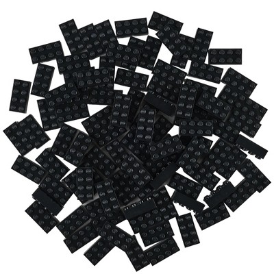 Strictly Briks Classic Bricks Starter Kit, Black, 96 Pieces, 2x4 Studs, 100% Compatible with All Major Brick Brands