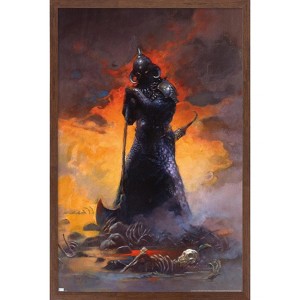 Trends International Frank Frazetta - Death Dealer 3 Framed Wall Poster Prints - 1 of 4