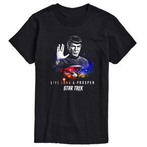 Men's - Star Trek - Spock Live Long Prosper Short Sleeve Graphic T-Shirt - 1 of 4
