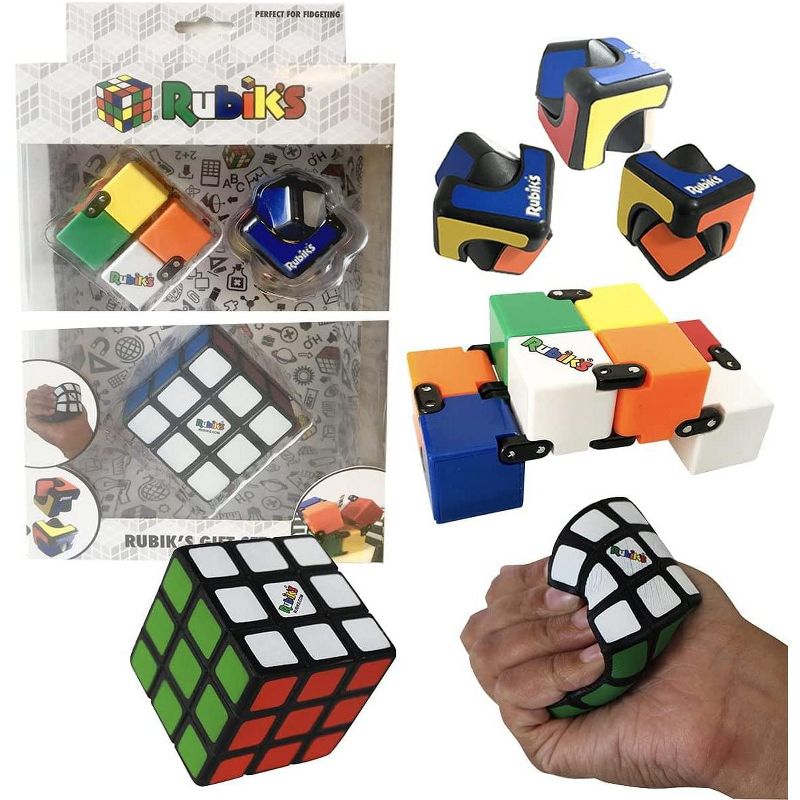Brand Partners Group Rubiks 3 Piece Gift Set | Squishy Cube | Infinity Cube | Spin Cublet, 3 of 5