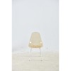 Spoon Shaped Plastic Dining Chair, Set of 4, Metal & Wood Leg, Some Have Soft Cushions - 3 of 4