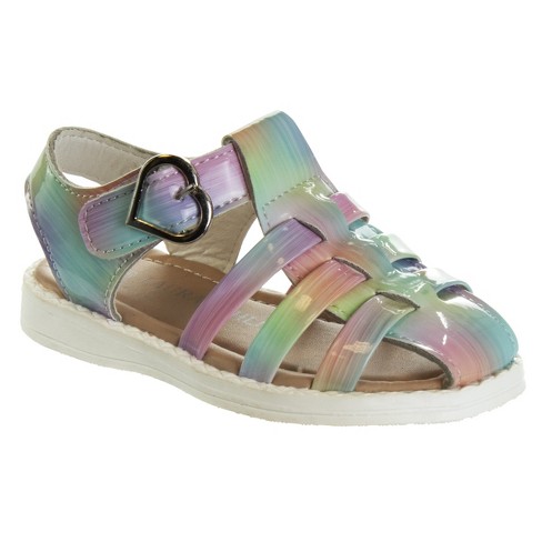 Holographic store sandals target