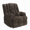 Royal Hampton Power Recliner Chair with Lift, Heating, Massage, Brown Velvet - 2 of 4