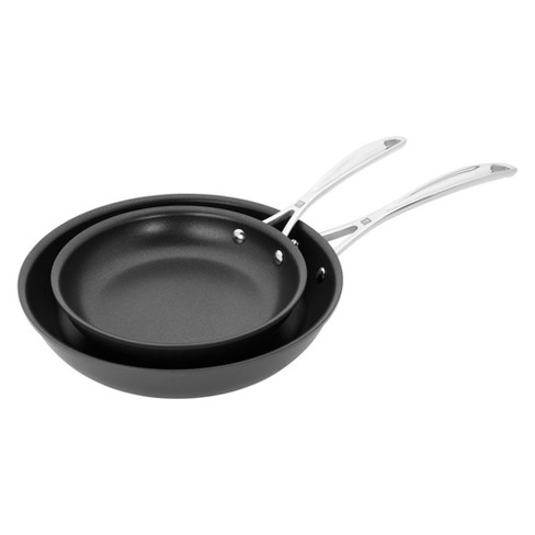 Zwilling Clad CFX 2-pc Stainless Steel Ceramic Nonstick Fry Pan Set
