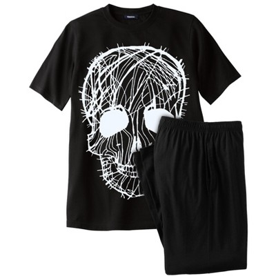 KingSize Men's Big & Tall Lightweight Cotton Novelty PJ Set