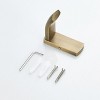 Phiestina Vintage Brass Robe Hooks Pack 4 - 3 of 4