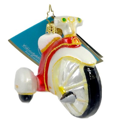  Christopher Radko Curbstone Comet Ornament Tricycle Christmas  -  Tree Ornaments 