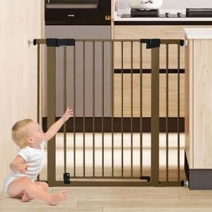 GOTGELIF Baby Safety Gate 36" Extra Tall 29.5-40.6" Wide Auto Close Pressure Mount Pet Gate - 1 of 4