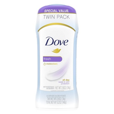 Dove Fresh 24-Hour Invisible Solid Antiperspirant & Deodorant Stick - 2.6oz
