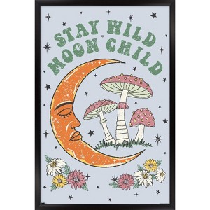 Trends International Stay Wild Moon Child Framed Wall Poster Prints - 1 of 4