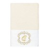 Linum Home Textiles 100% Turkish Cotton MONICA Gold Thread 3PC Embellished Towel Set - 3 of 4