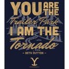 Women's Yellowstone Beth Dutton Trailer Park I Am The Tornado T-Shirt - 2 of 4