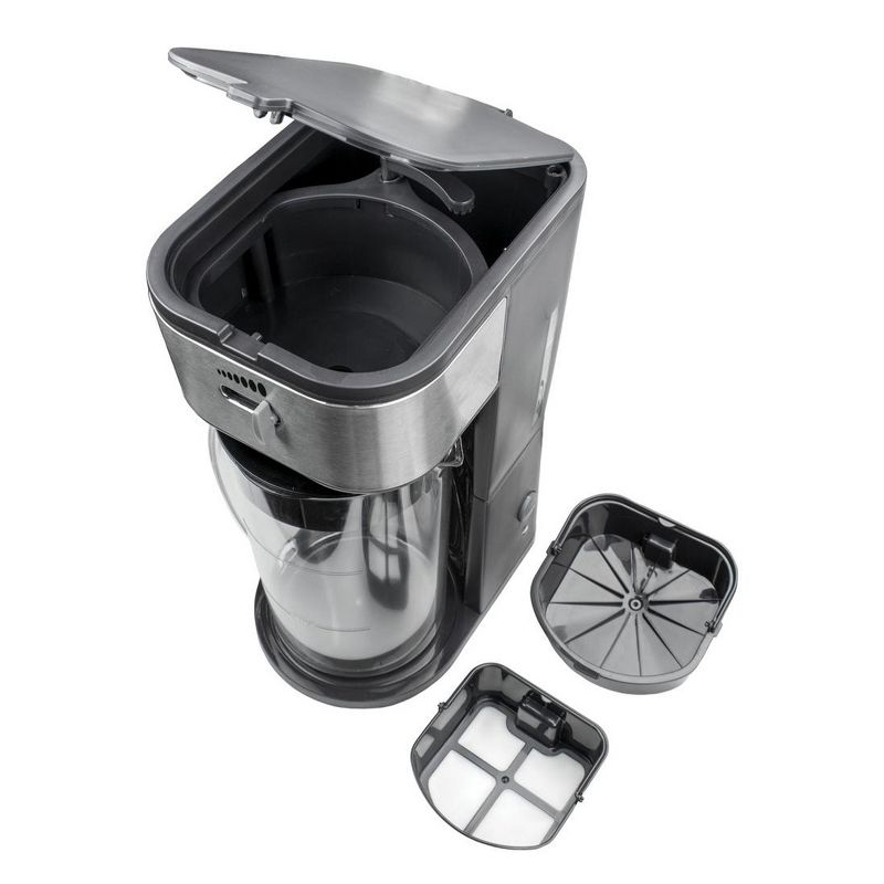 Brentwood Iced Tea and Coffee Maker in Black with 64 Ounce Pitcher, 3 of 5