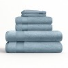 6 Piece Bath Towels Set, 100% Super Plush Premium Cotton - Becky Cameron - 3 of 4