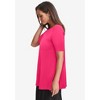 Jessica London Women's Plus Size Stretch Knit Boatneck Swing Tunic - 4 of 4