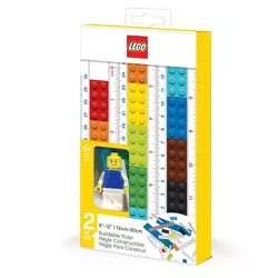 LEGO Iconic Convertible 12" Ruler with Minifigure