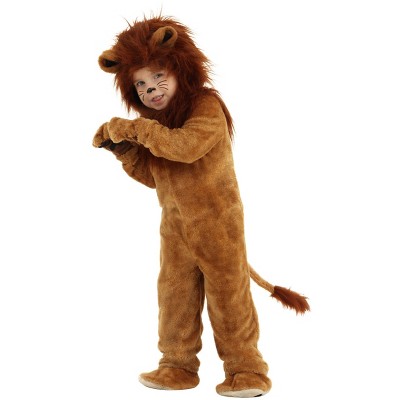 HalloweenCostumes.com 4T   Toddler Deluxe Lion Costume, Brown