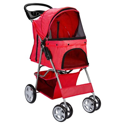4 wheel pet stroller
