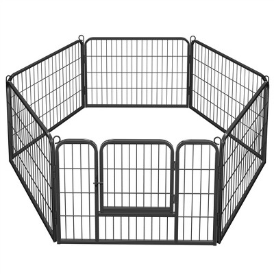 Yaheetech 2 Panels Metal Dog Playpen Fence - 40h : Target