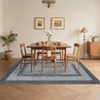 10x13 Braided Boho Area Rug, Large Non-Slip Washable Farmhouse Rug with Geometric Border - 3 of 4