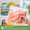 6 Pack Reusable Gallon Freezer Bags, BPA Free Extr - 4 of 4