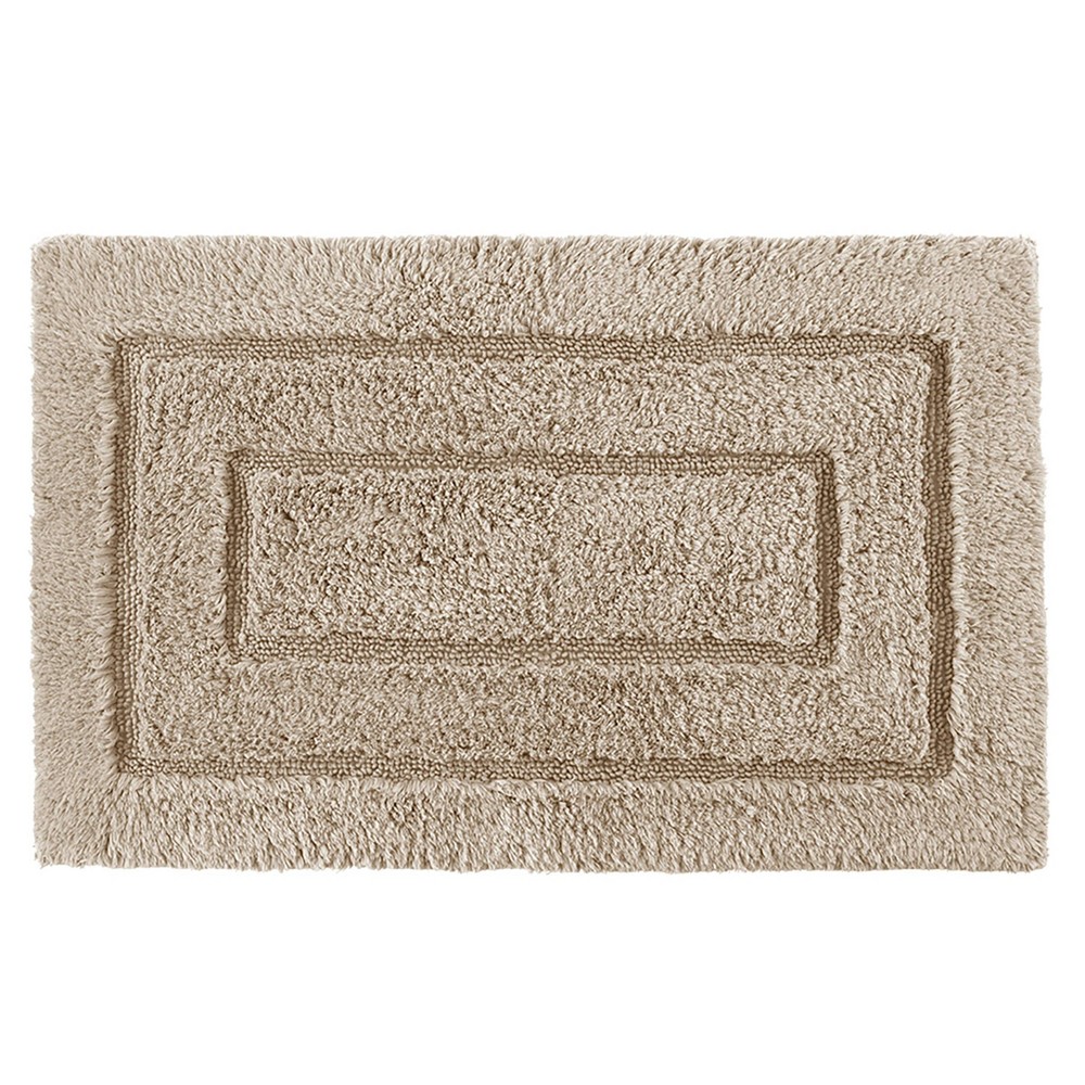 24inx40in Signature Bath Rug Tan - Cassadecor