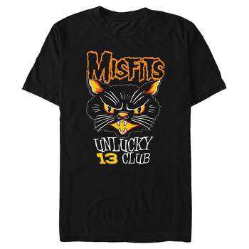 Men's Misfits Unlucky 13 Club Cat T-Shirt