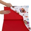 Disney Princesses Courage and Kindness Pink, Blue, and White Preschool Nap Pad Sheet - 4 of 4