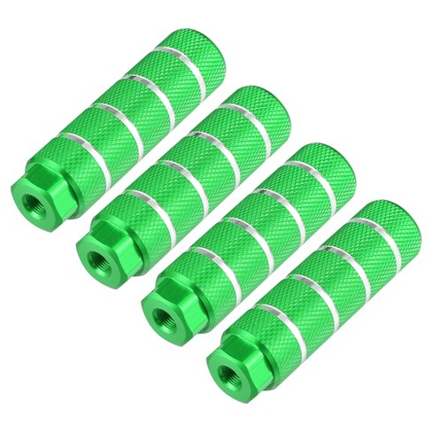 Unique Bargains Universal Aluminum Alloy Bmx Mtb Bicycle Rear Foot Pegs Footrests For 3 8 Axles Green 4 Pcs Target