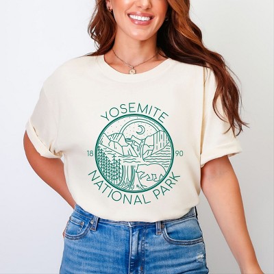 Simply Sage Market Yosemite National Park Garment Dyed Tee - XL - Ivory