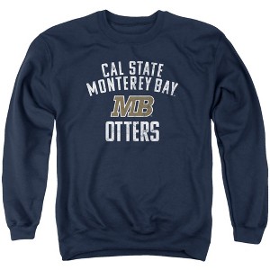 California State University Monterey Bay Official Otters Logo Adult Crewneck Sweatshirt - 1 of 4