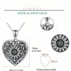 Personalized Silver Locket Necklace with Photo, Custom Engraving for Memorial or Loved One - 4 of 4