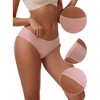 INSPIRE CHIC 3 Layers Period Leak Proof Briefs for Women's Cotton Mid-Waisted Elastic Waistband Underwear - 3 of 4