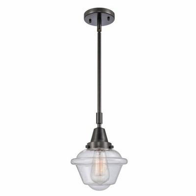 Oxford - 1 Light Stem Hung Mini Pendant In Traditional Style-9.13 Inches Tall and 7.5 Inches Wide
