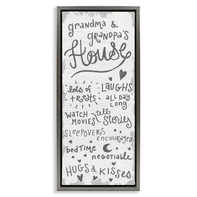 Stupell Industries Grandparents House Fun Family, 11" x 25"