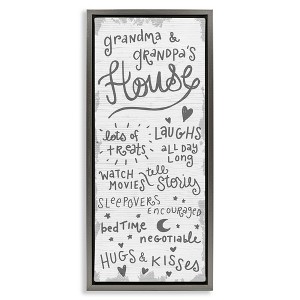 Stupell Industries Grandparents House Fun Family, 11" x 25" - 1 of 4