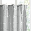 CAVINAS 72 x 72 Inch Printed Metallic Shower Curtain with Geometric Patterns,Bathroom Shower Curtains Machine Washable - 3 of 4