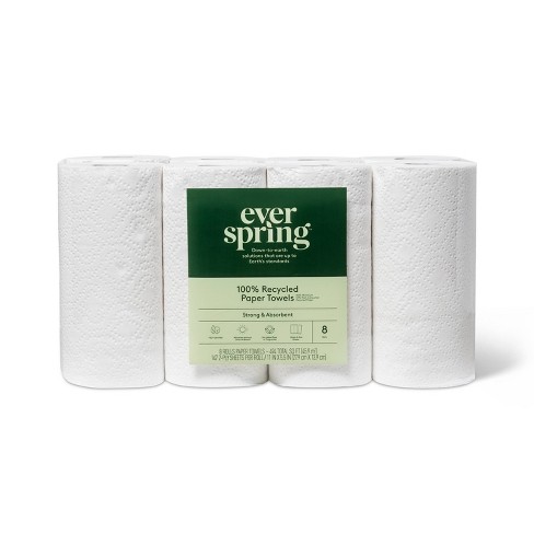 100% Recycled Kraft & White Tissue Paper