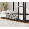 Twin Over Twin Metal Bunk Bed with Ladder, Low Bunk Design, Sturdy Steel Frame, Easy Assembly-- Frevyn - 2 of 4
